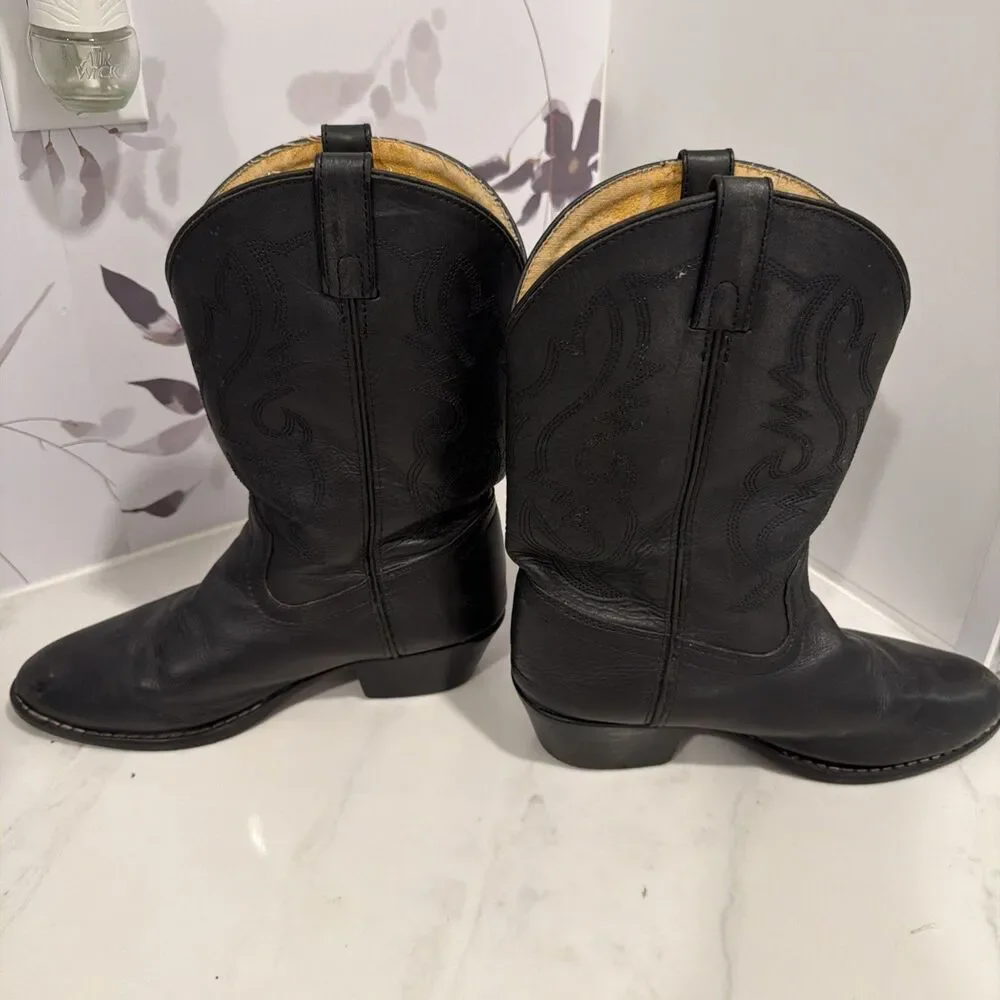 Smoky Mountain Boots Style 3032Y Black Leather Western Gorpcore Youth Size 6